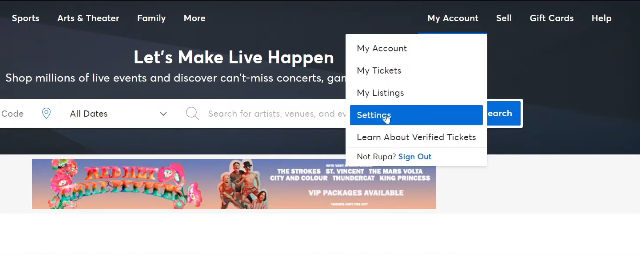 Change Your Phone Number on Ticketmaster 2